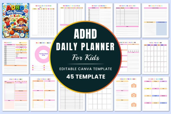 ADHD Daily Planner for Kids