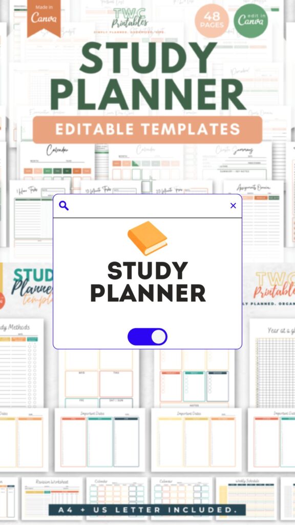 study planner product preview, image 473