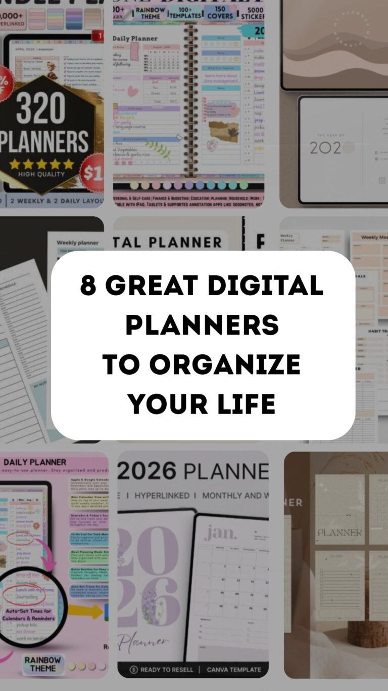 8 Great Digital Planners to Organize Your Life