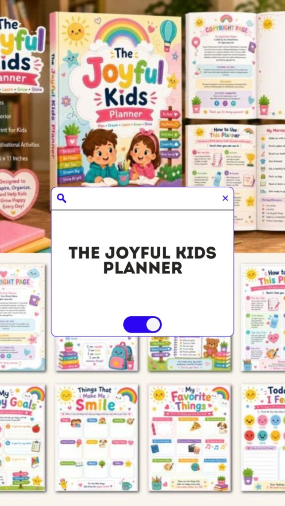 The Joyful Kids Planner