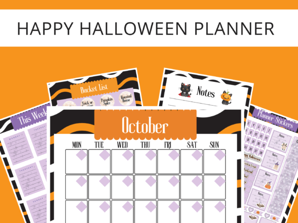 Happy-Halloween-Planner-Pages