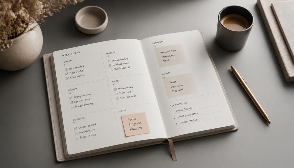 Weekly planner