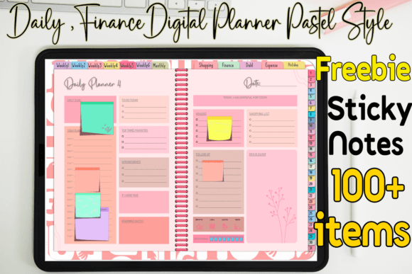 simple monthly digital planner