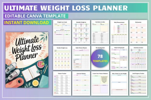 weight loss tracker: 3. Ultimate Weight Loss Planner for Detailed Progress Tracking original product preview