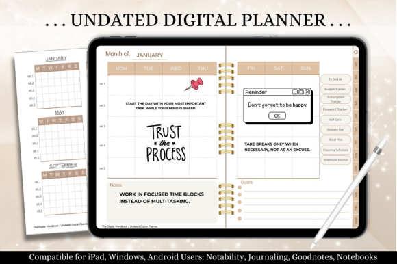 aesthetic digital planner