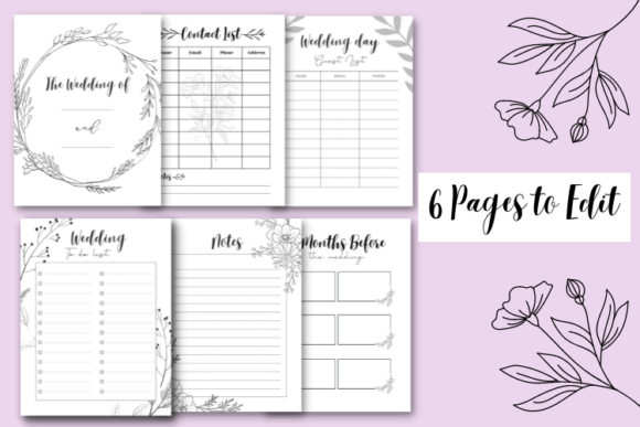 Wedding Planner Canva Template