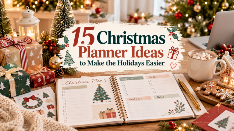 15 Christmas Planner Templates for an Organized Holiday Season