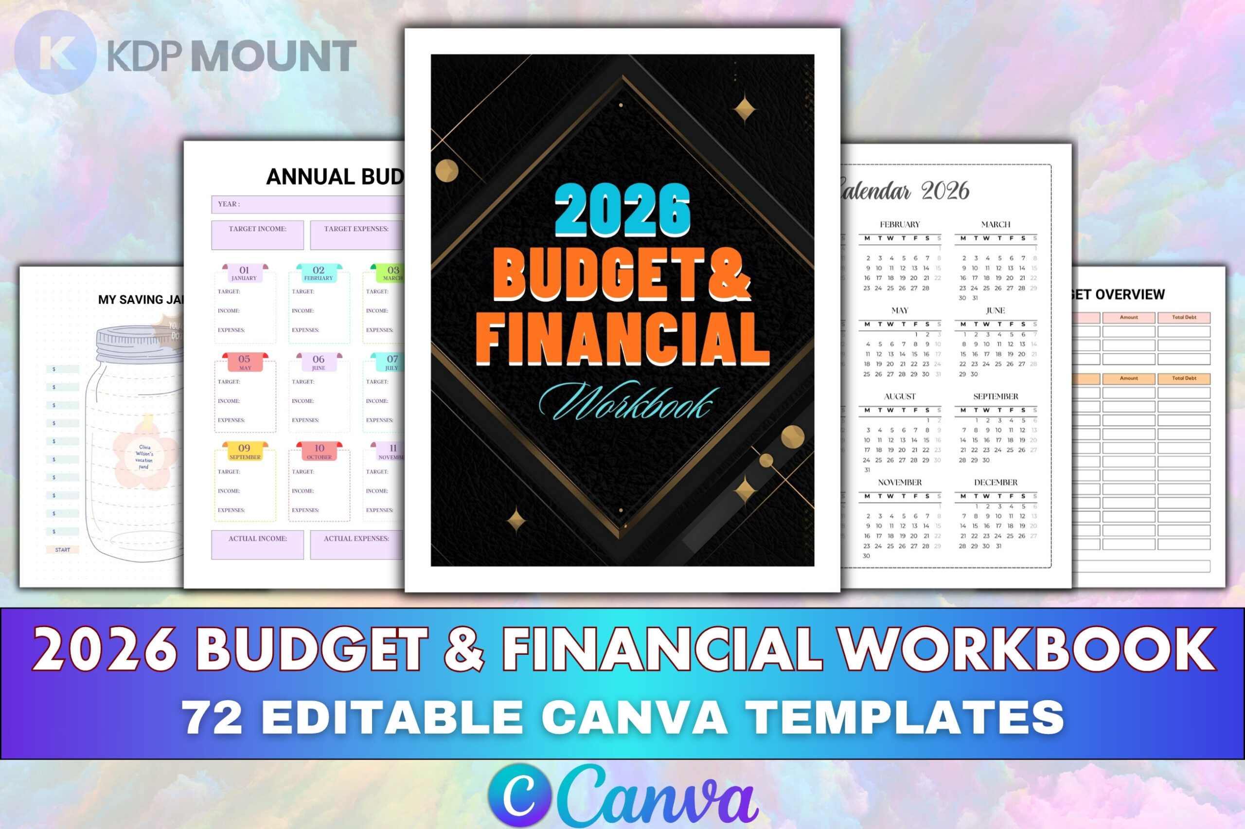 Personal Finance Planner — 2026 Budget & Financial Workbook product preview