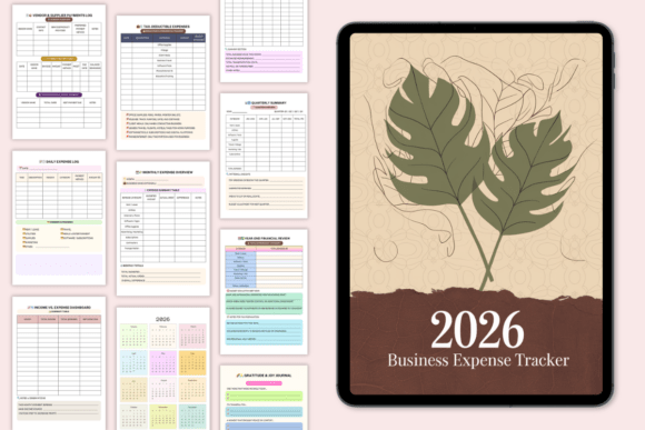 Small business planner - 2026 Business Expense Tracker