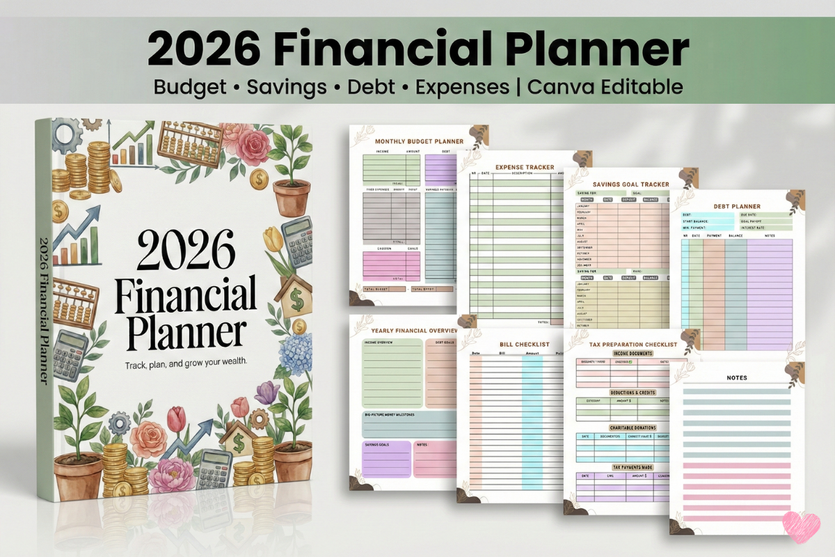 Personal Finance Planner — 2026 Financial Planner product preview