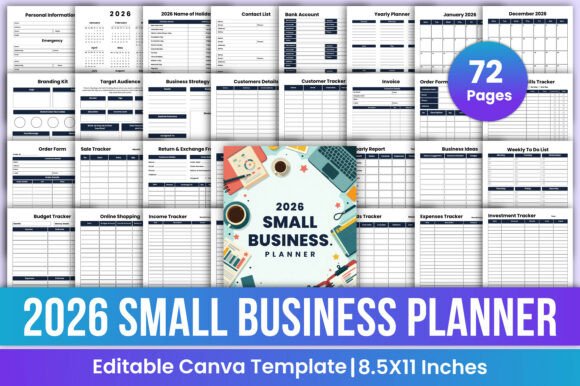 Small business planner - 2026 Small Business Planner Bundle