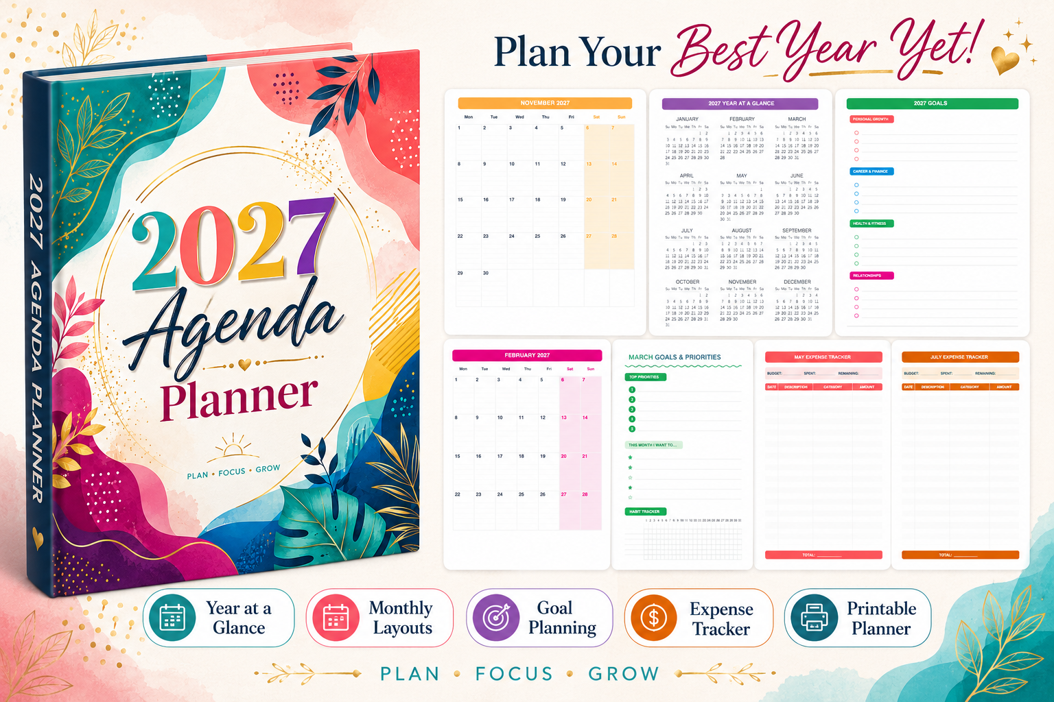 2027 Planner — 2027 Agenda Planner product preview