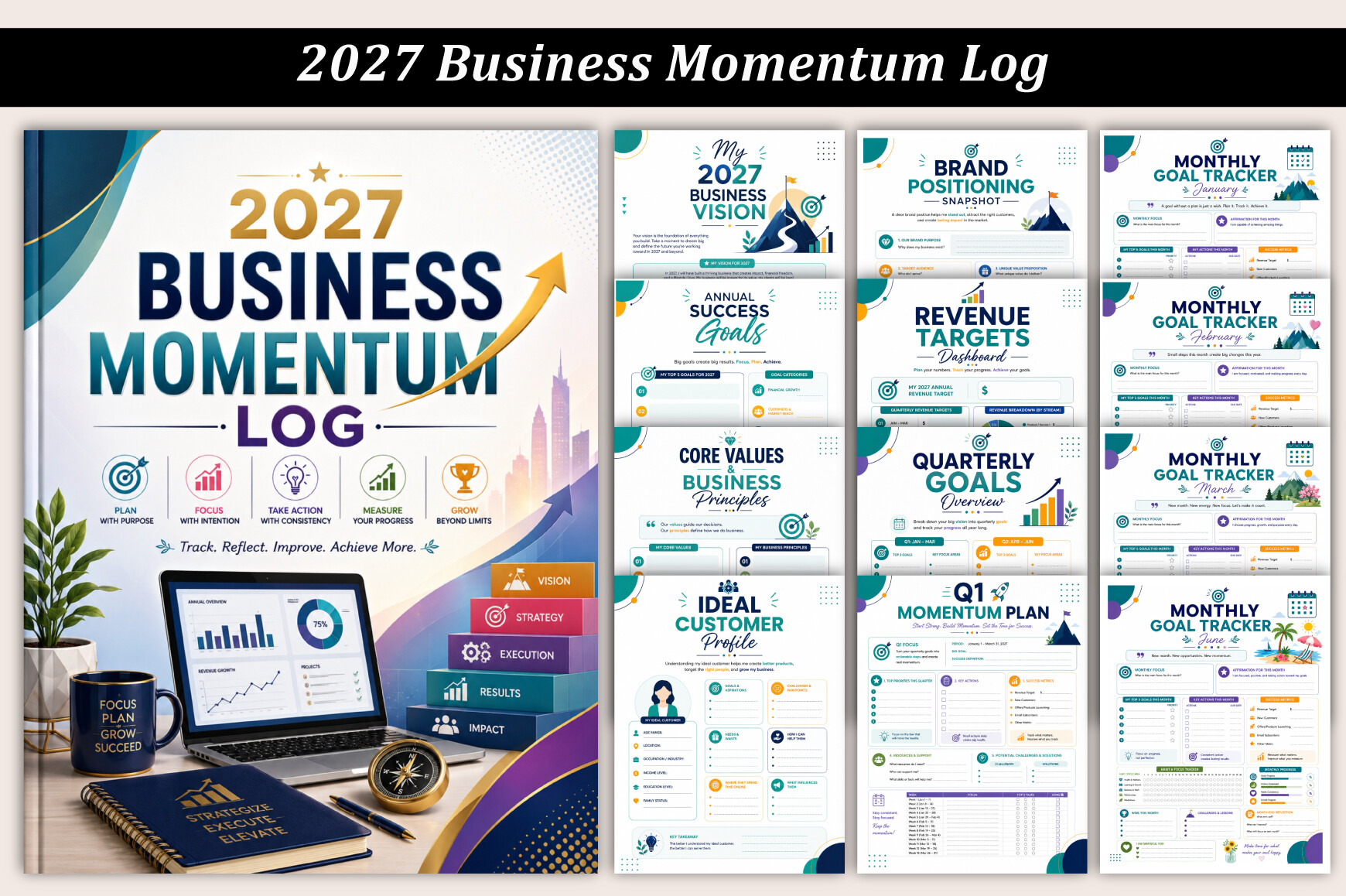 Business planner - 2027 Business Momentum Log