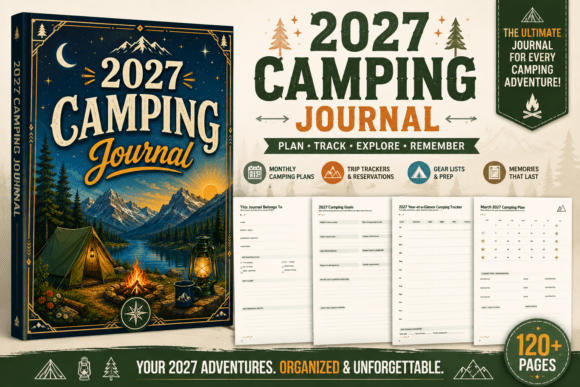 Camping trip planner - 2027 Camping Journal