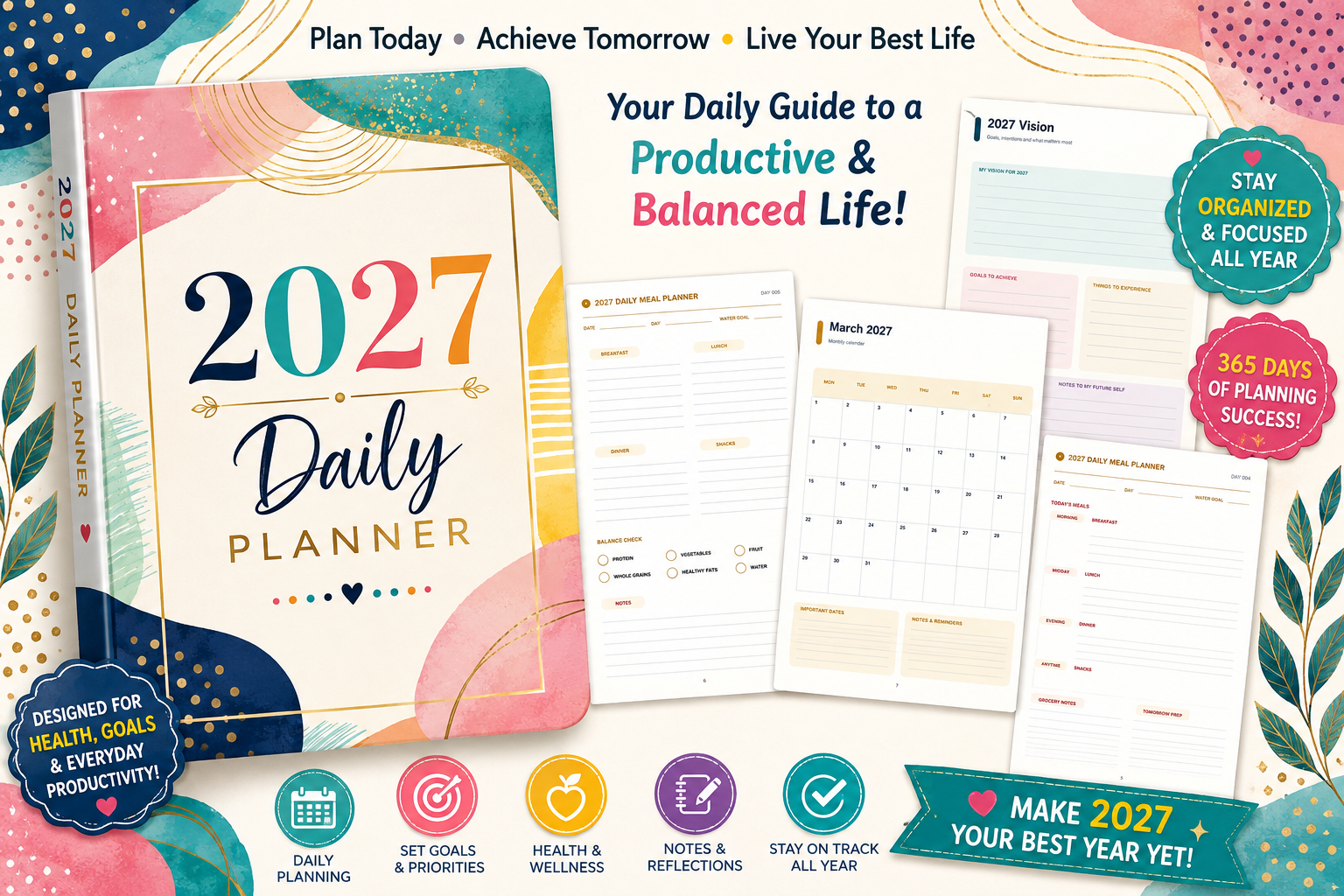 2027 Planner — 2027 Daily Planner product preview