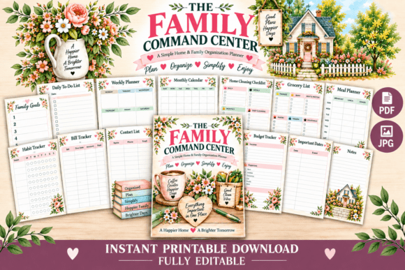 2027 Family Command Center Planner
