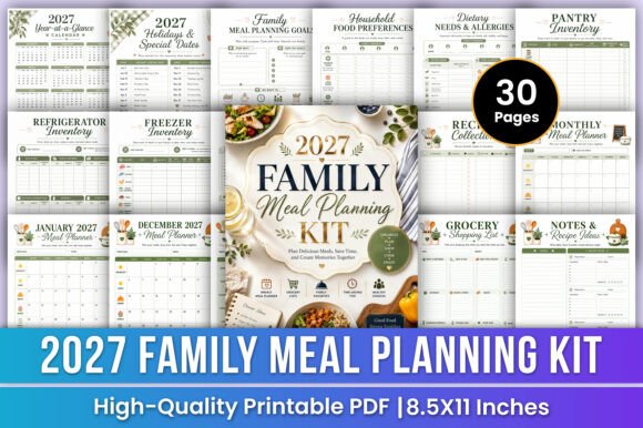 2027 Family Meal Planning Kit