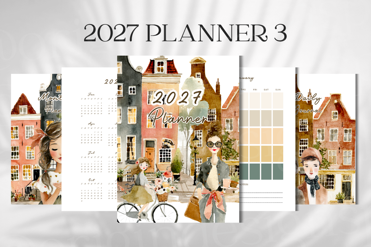 2027 Weekly Planner — 2027 Planner product preview