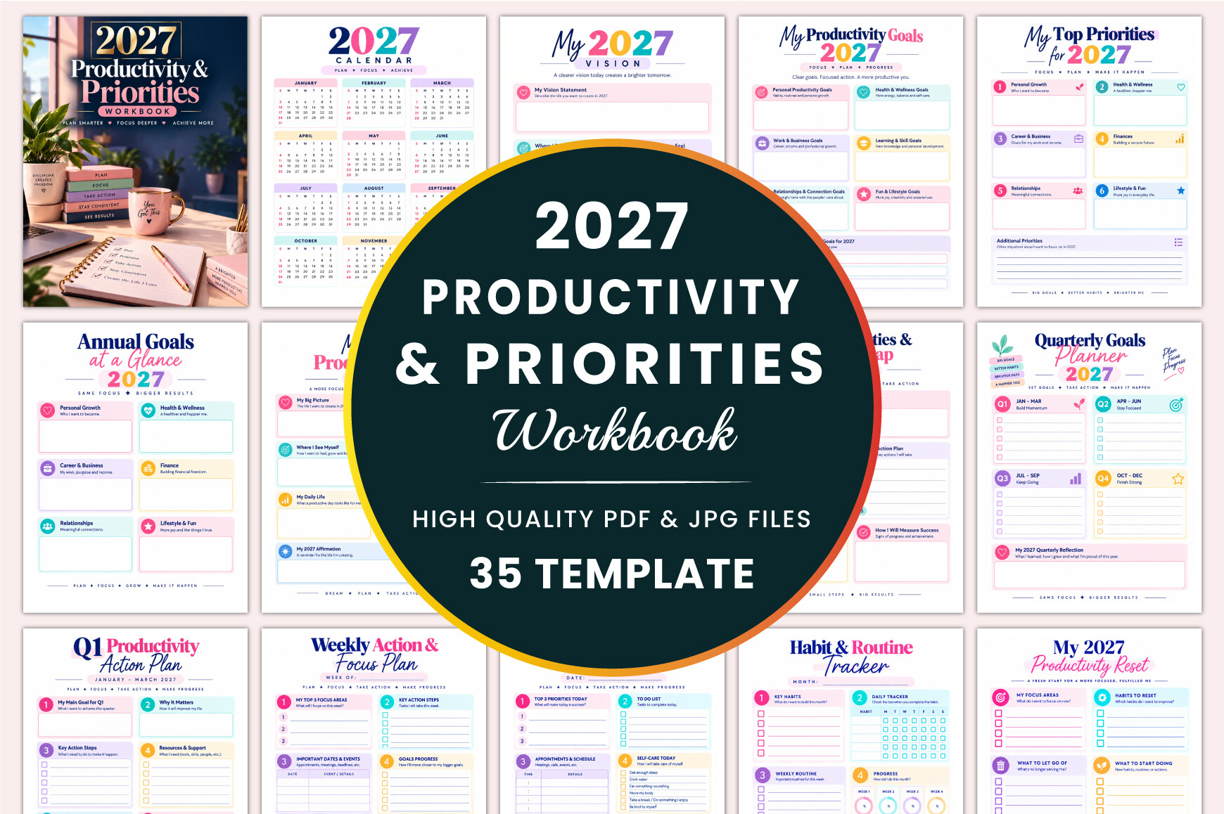 2027 Productivity & Priorities Workbook