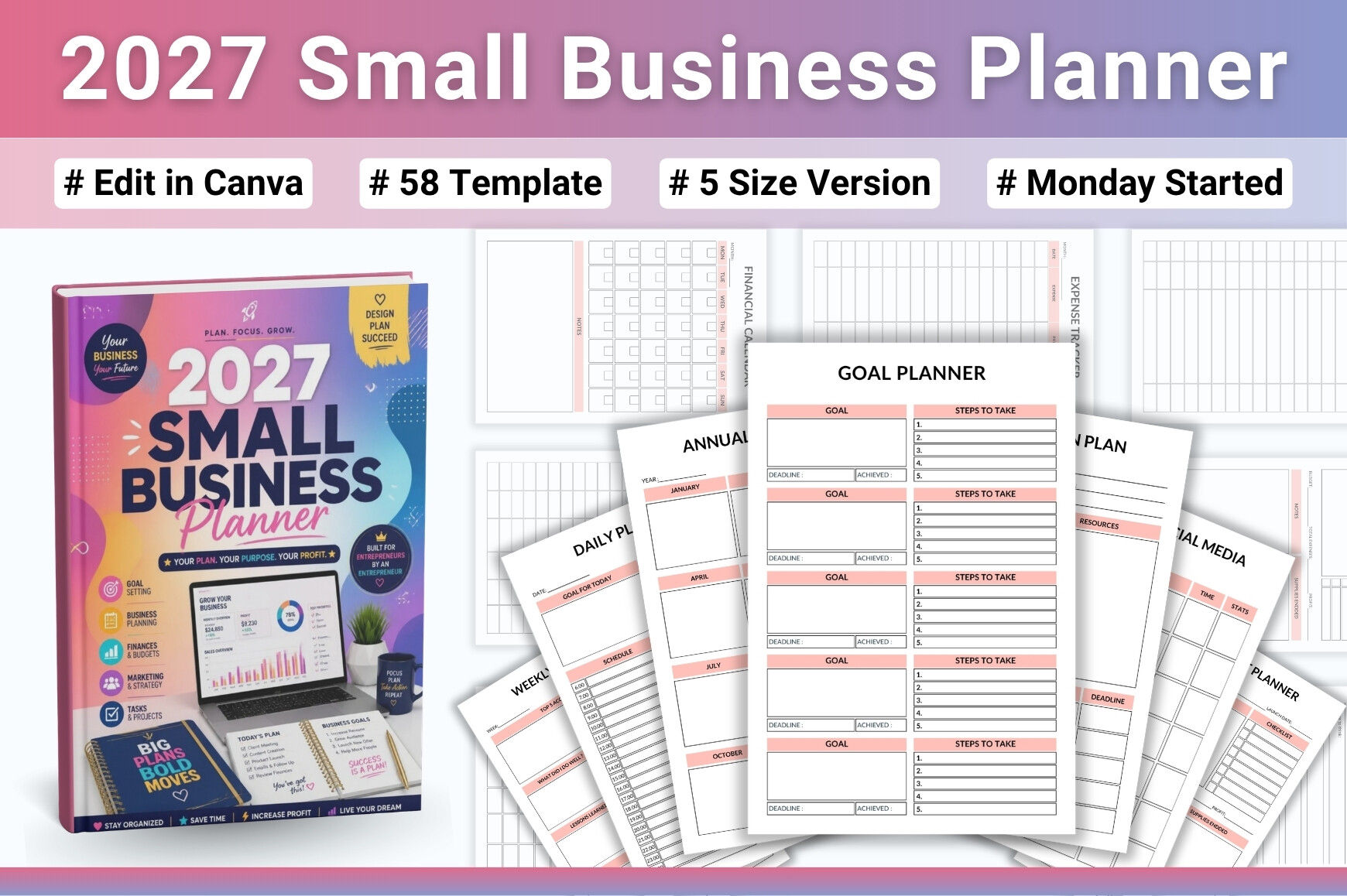 Business planner - 2027 Small Business Planner