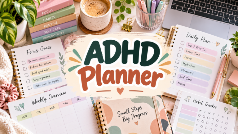 ADHD Planner templates for focus and daily organization