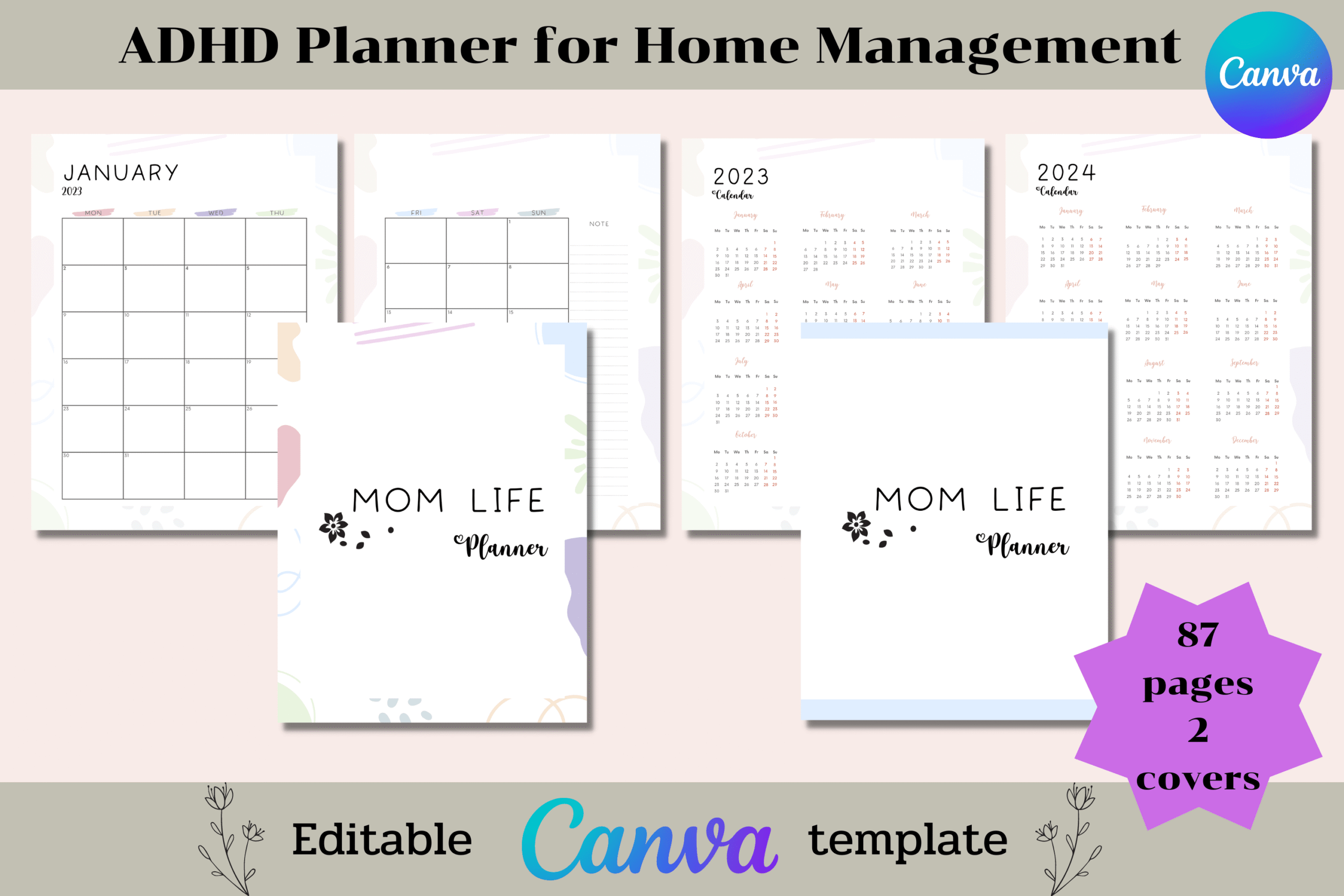 ADHD planner - ADHD Planner for Home Management