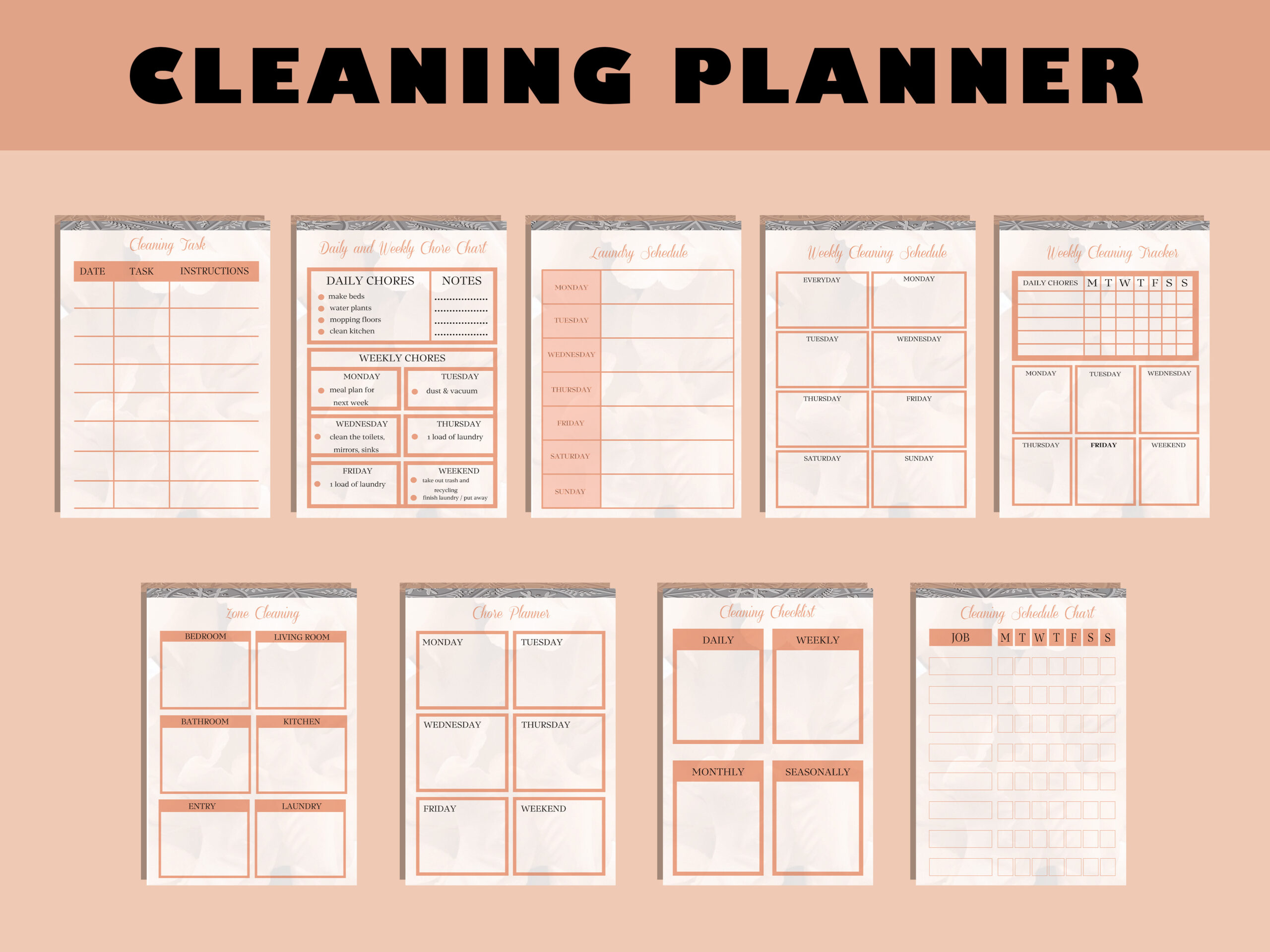 ADHD planner - 90-Page ADHD Planner Printable