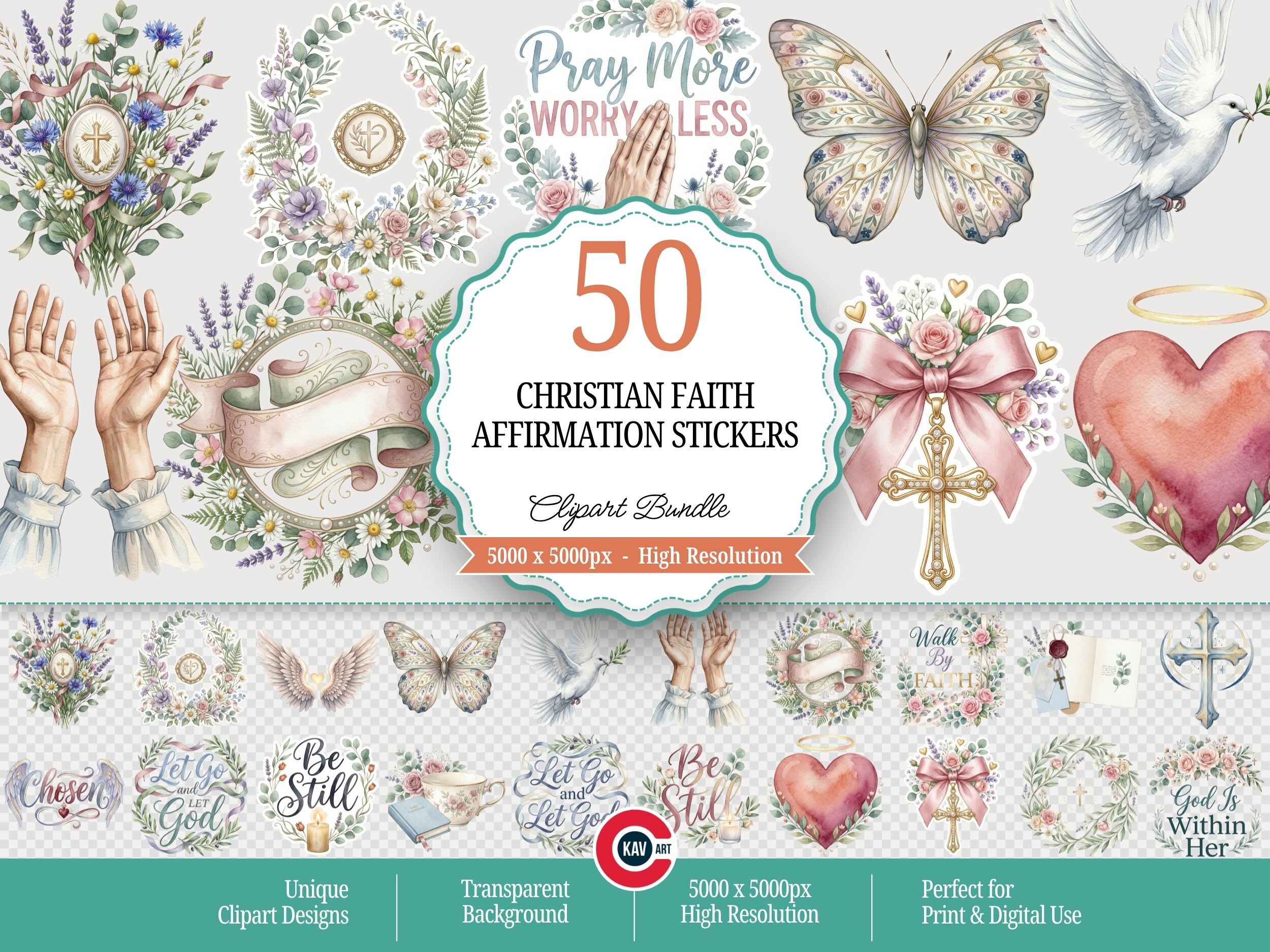 christian planner stickers: Transparent Faith Illustrations at a Stated 4500 Pixels Plus original product preview