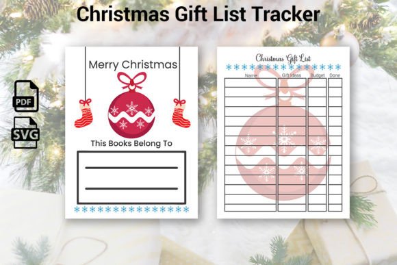 Christmas Gift List Tracker Vol 03