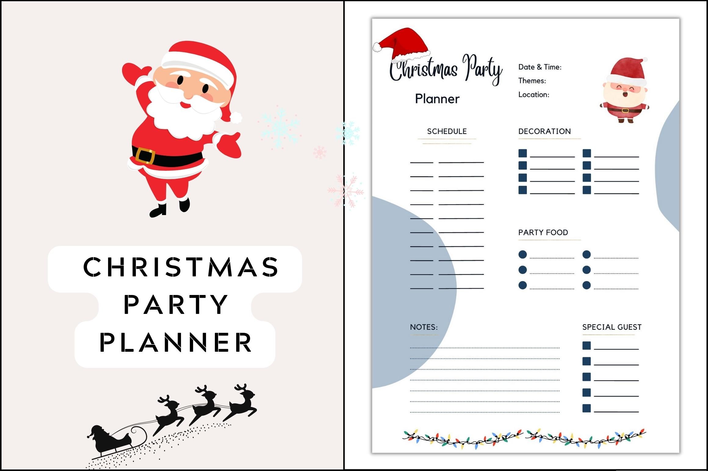 Christmas Party Planner by Realtor Templates preview