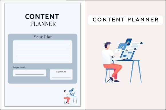 Content planner - Simple Content Planner Printable