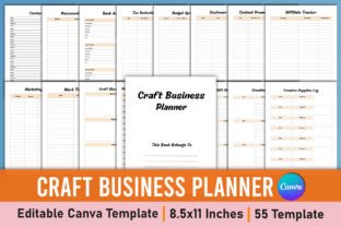Craft Business Planner Canva Template