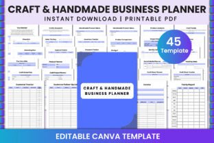 Craft and Handmade Business Planner Canva