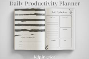 Daily Productivity Planner / KDP Interior