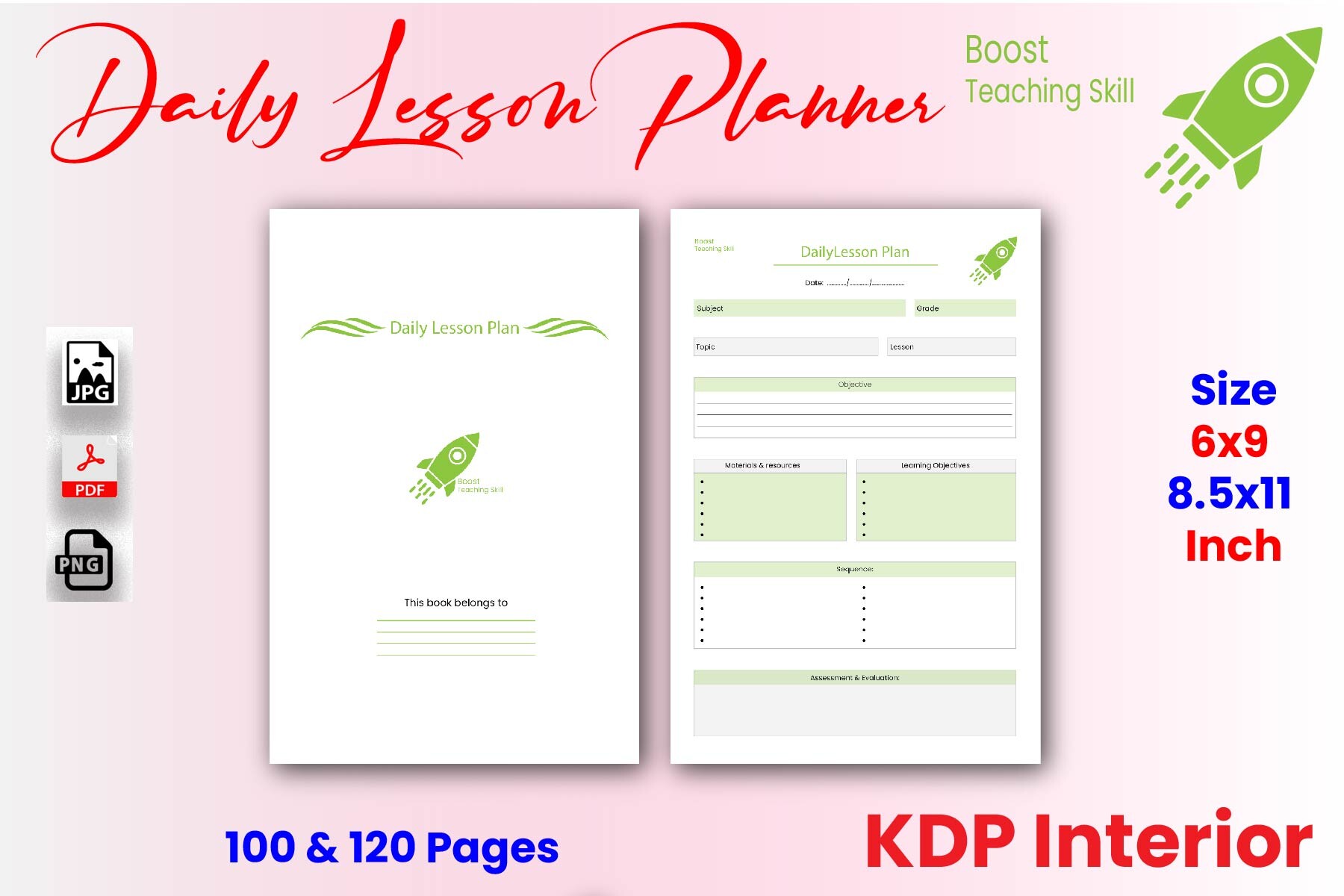 Daily Teacher Lesson Planner