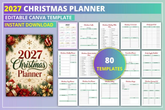 Editable 2027 Christmas Planner