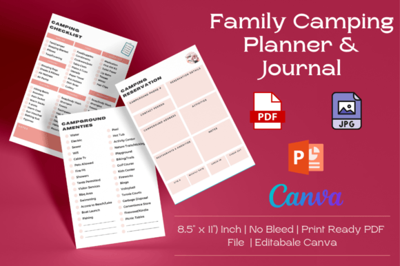 Camping trip planner - Family Camping Planner and Journal