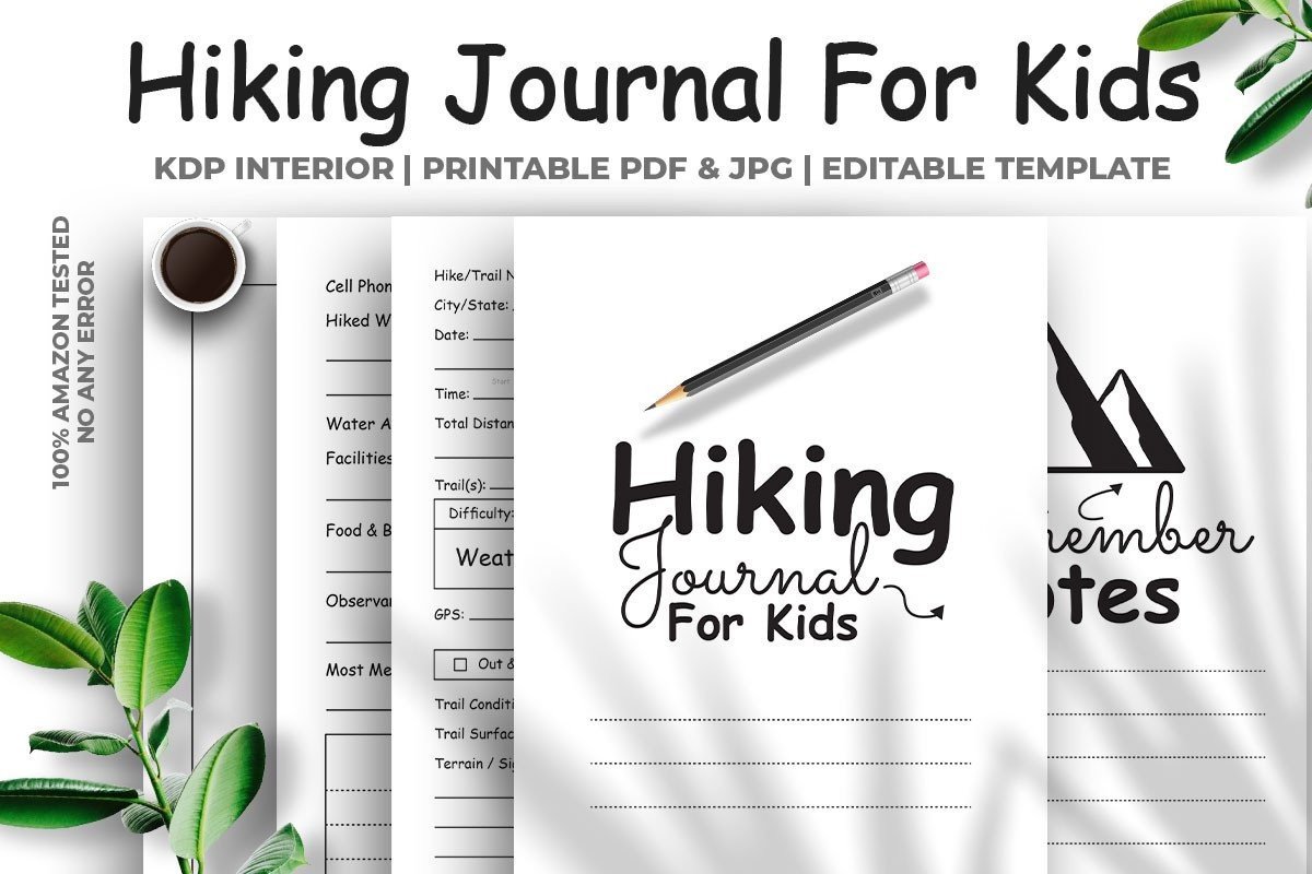 hiking journal: Children's Hiking Journal Interior original product preview