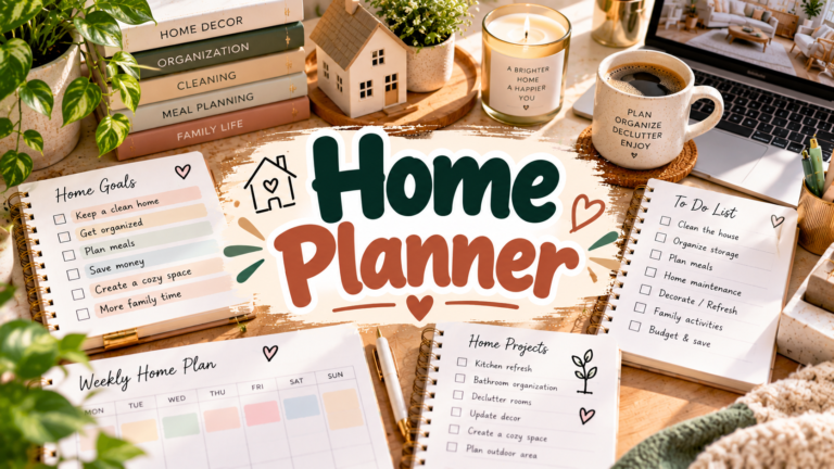 Home Planner templates for a more organized household