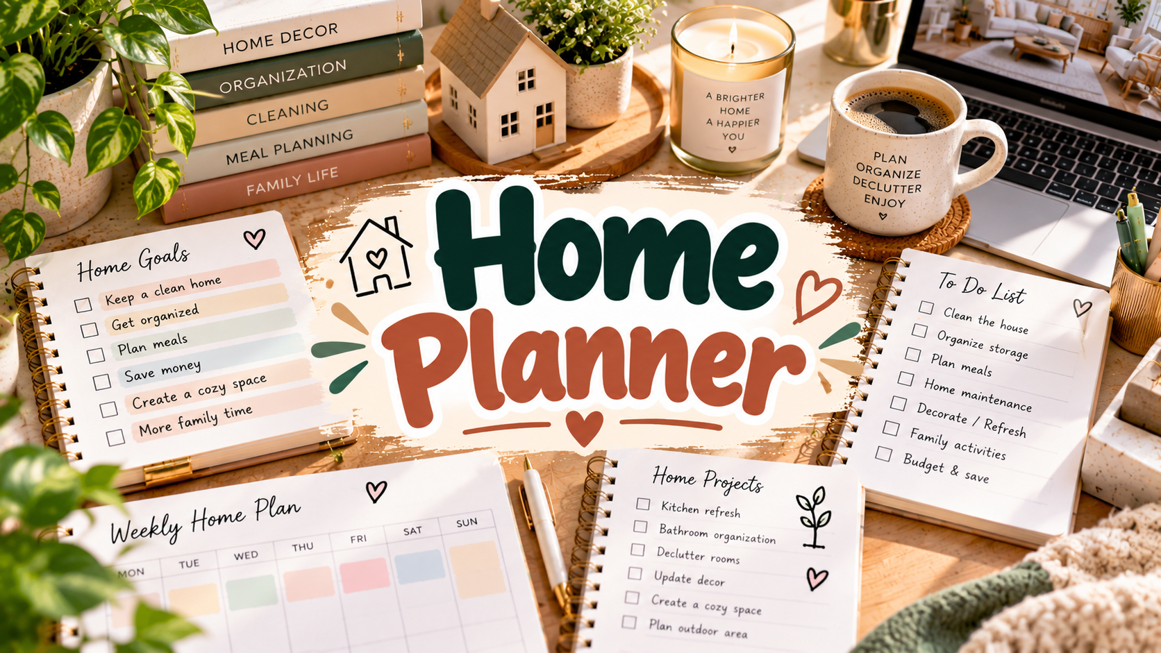 Home Planner templates for a more organized household
