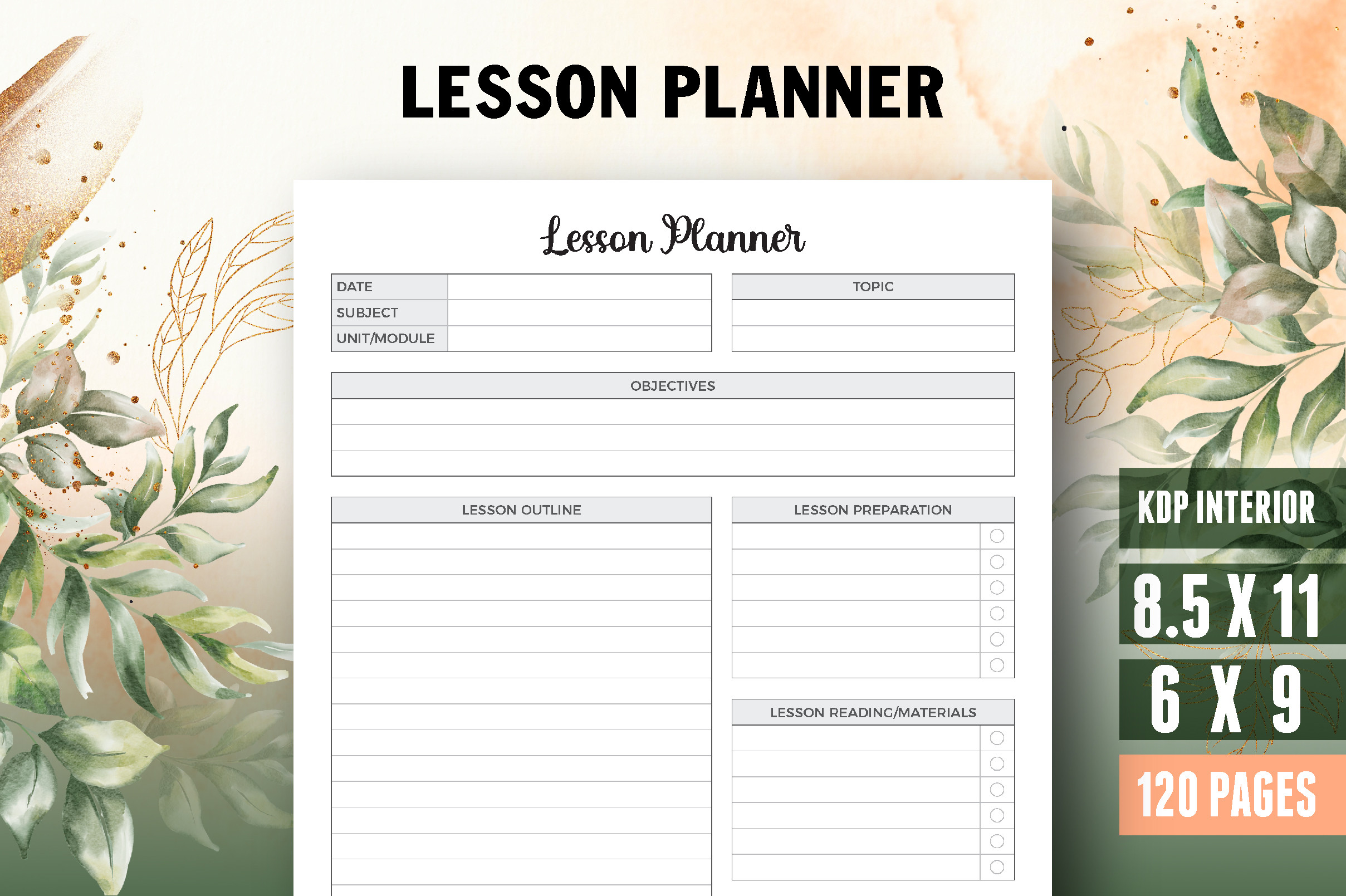 Lesson Planner Student Teacher