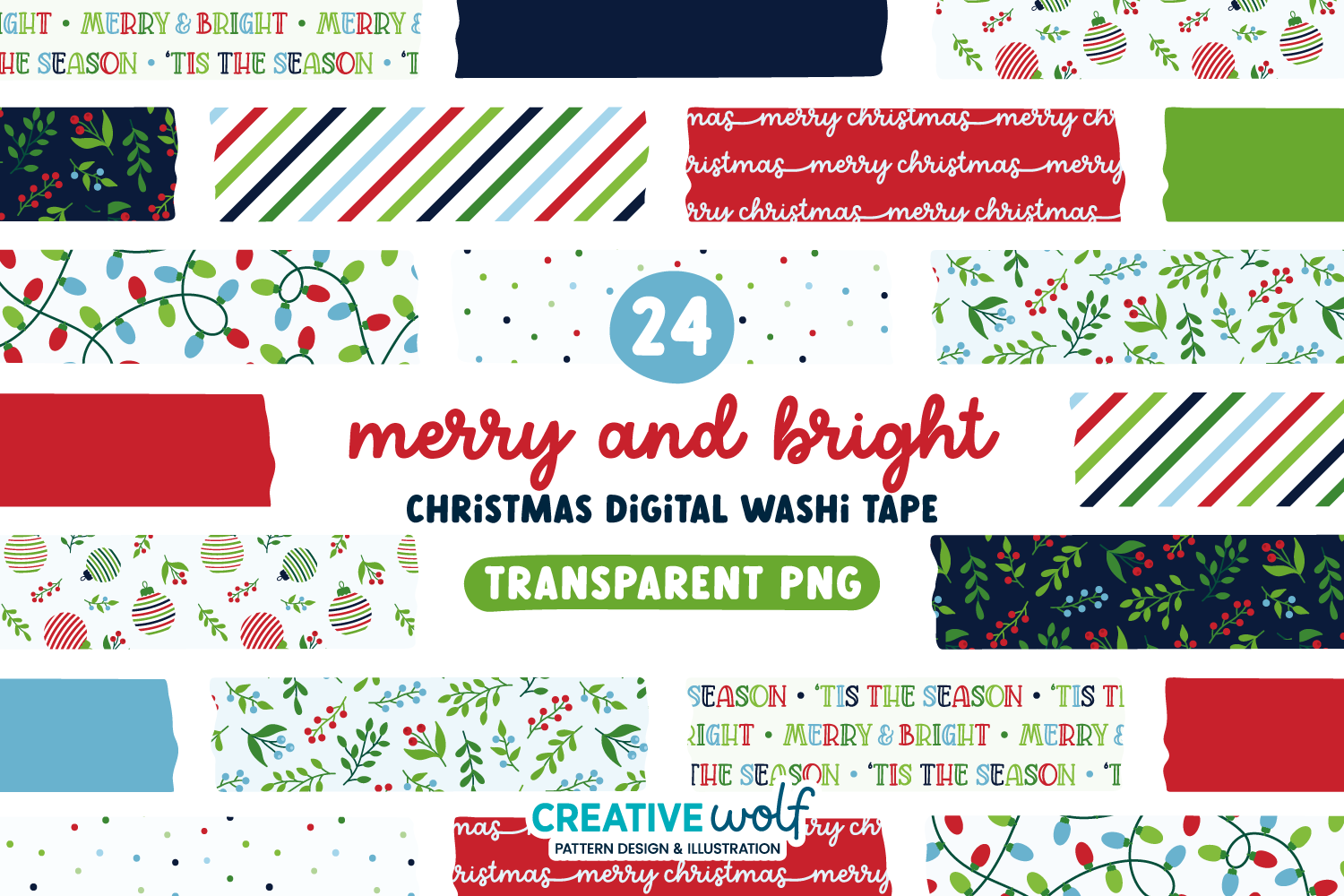 christmas washi tape: Merry and Bright Ornament Tape original product preview