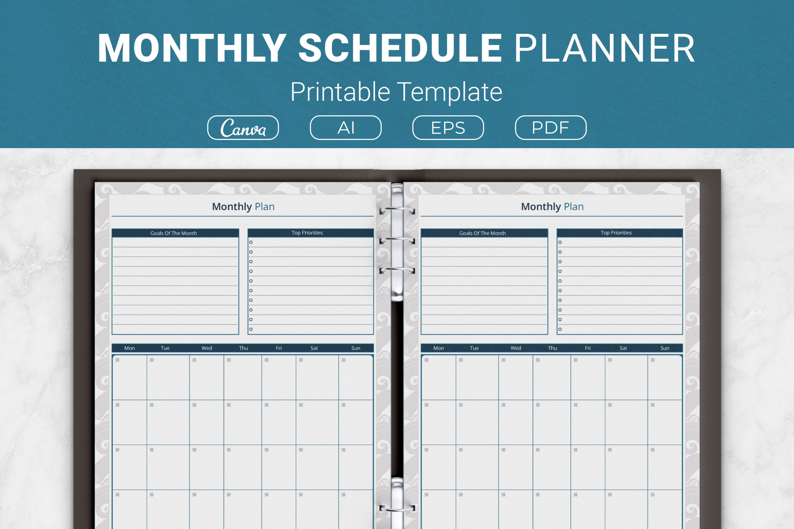 Monthly Schedule Planner
