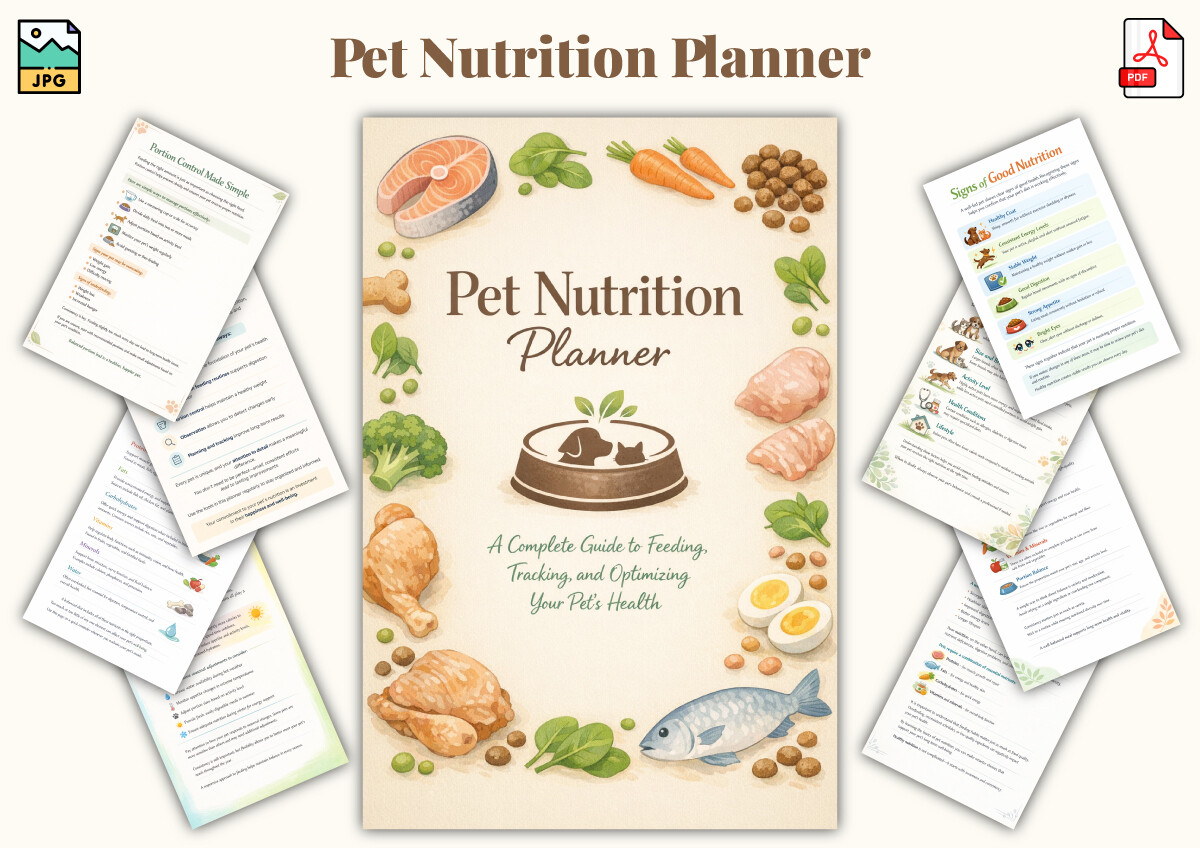 Pet Planner — Pet Nutrition Planner product preview