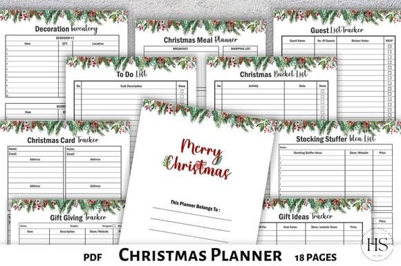 Christmas Recipe and Meal Bundle by Heyv Studio preview