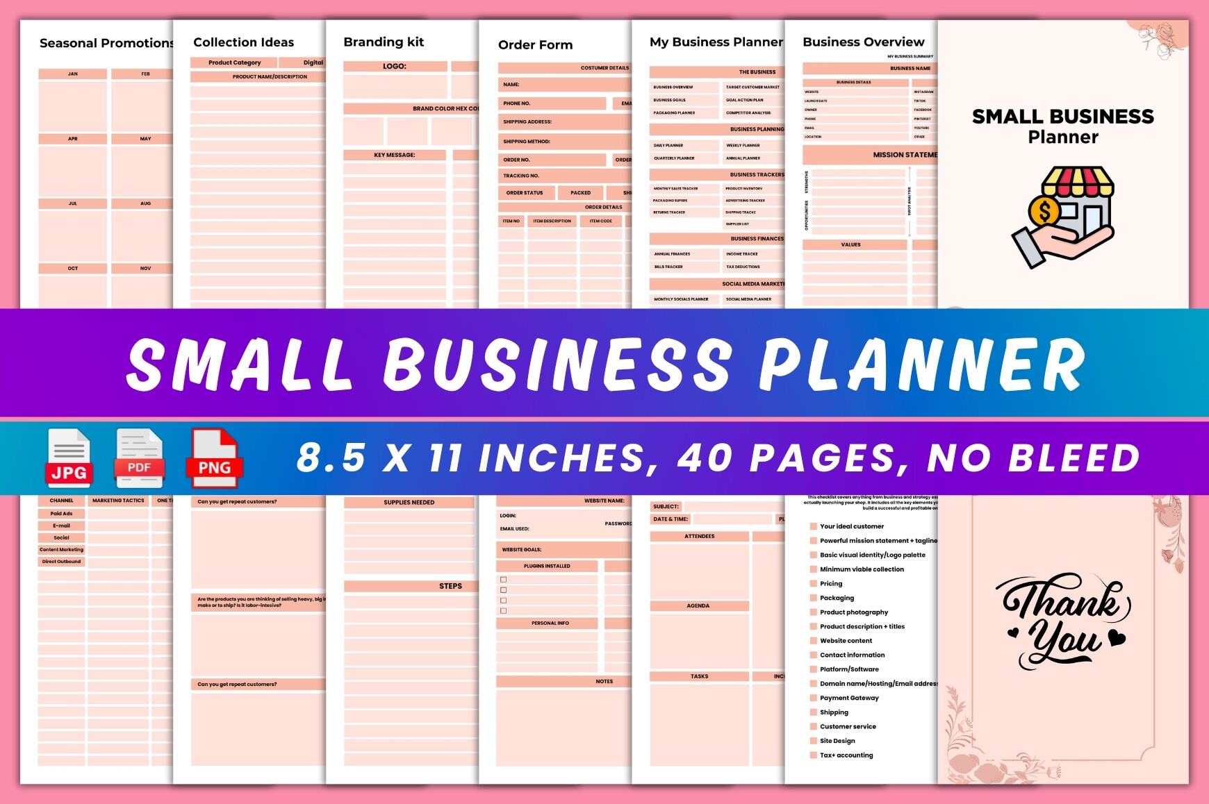 Business planner - Small Business Planner for Operations and Marketing