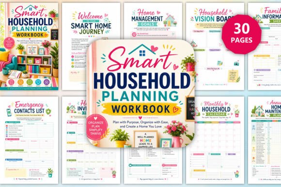 Home planner - Smart Household Planning Workbook