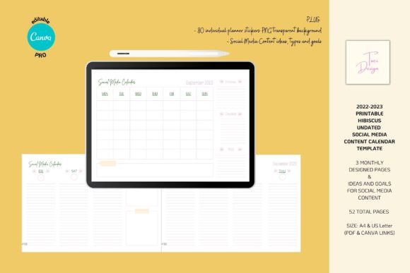 Content planner - Social Media Content Calendar