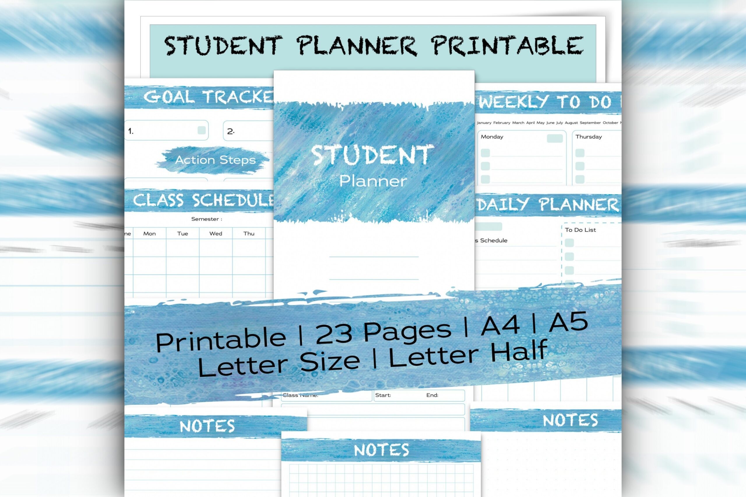 Student Planner — Student Planner Printable product preview