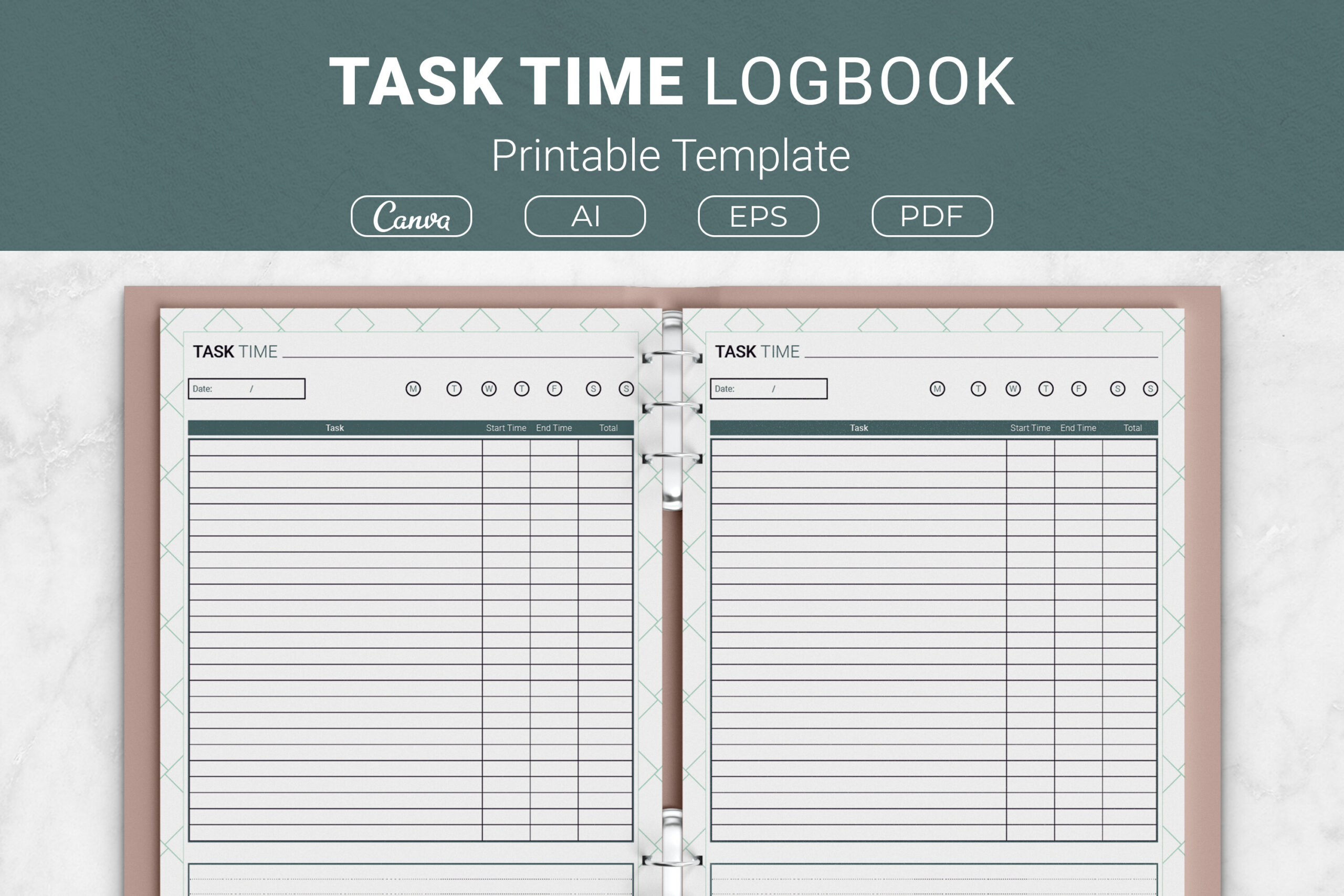 time tracker: Task-Focused Time Record with Four Size Options original product preview